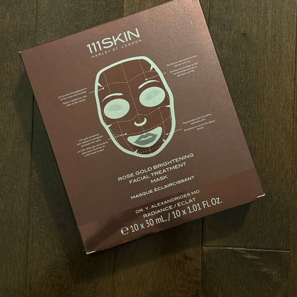 111SKIN Rose Gold Brightening Facial Treatment Mask 10 pack
